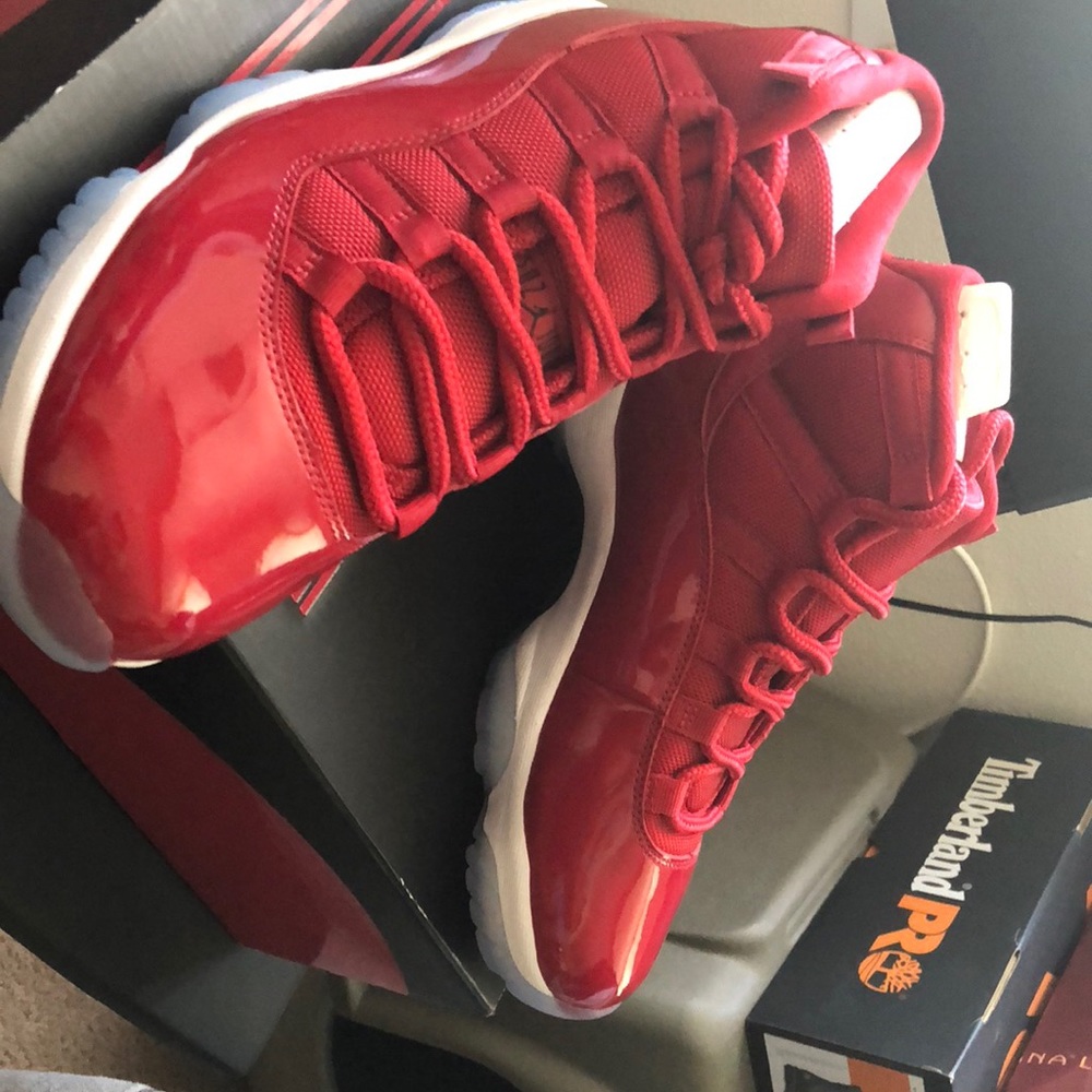 Air 11 red Jordan’s